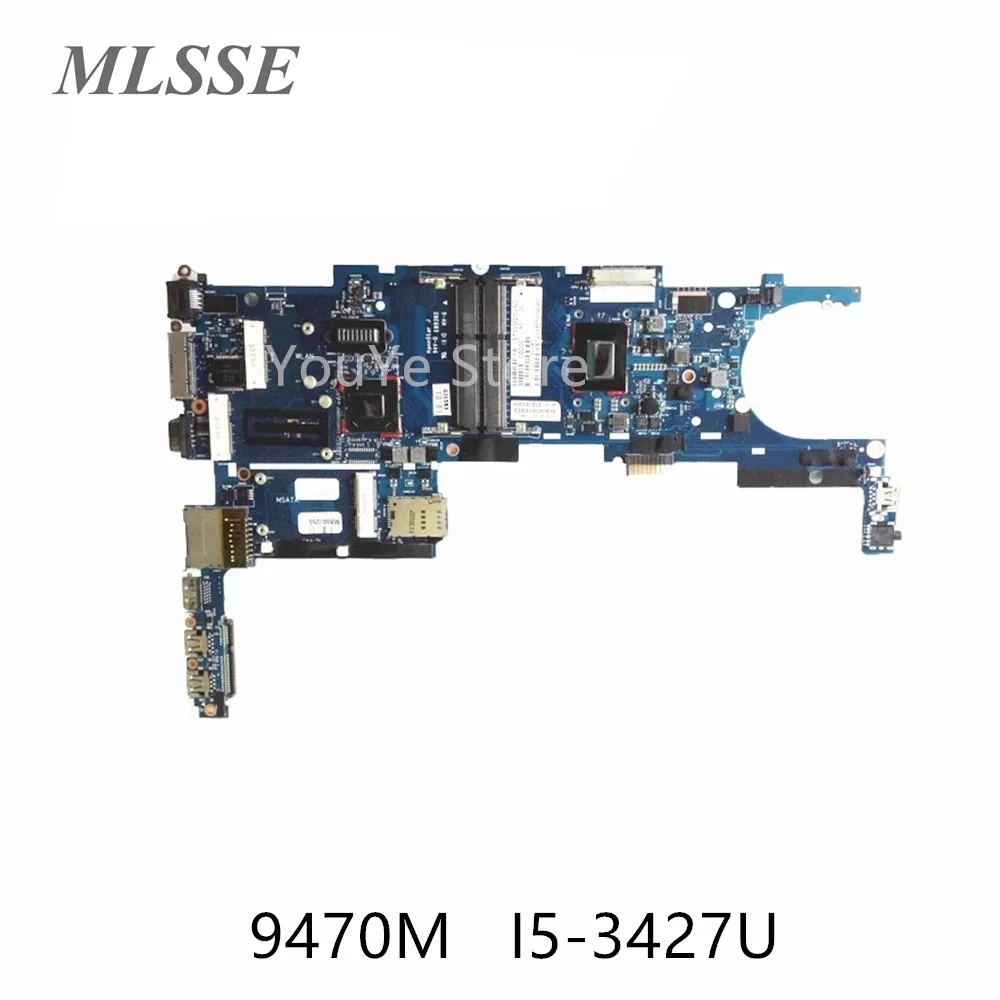 Материнская плата для ноутбука HP EliteBook Folio 9470M с I5 3427U DDR3 702849 001 601 6050A2514101 100%