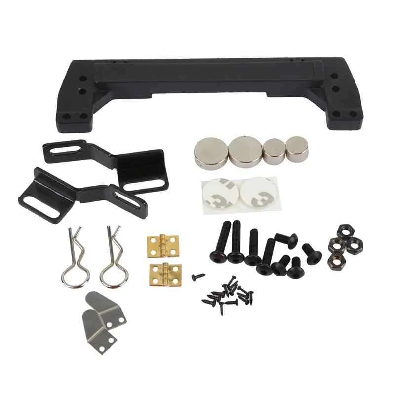 Item B 1/10 TRX4 комплект загрузочных чехлов для моторного отсека, кронштейн для машинного отсека, магнитный шарнир, автомобильная колонна для Traxxas TRX-4 Defender - Цвет: Item B