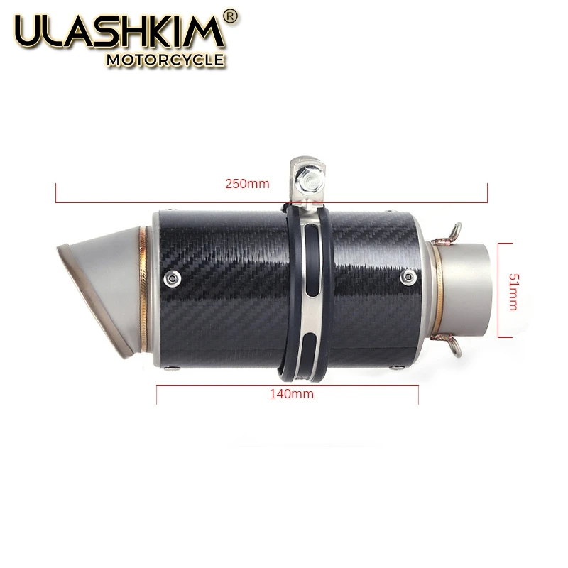 

Motorcycle Full System Muffler Escape Exhaust Middle Link Pipe Accessories Slip On For Yamaha Fazer FZ8 FZ8N FZ800 2010 to 2015