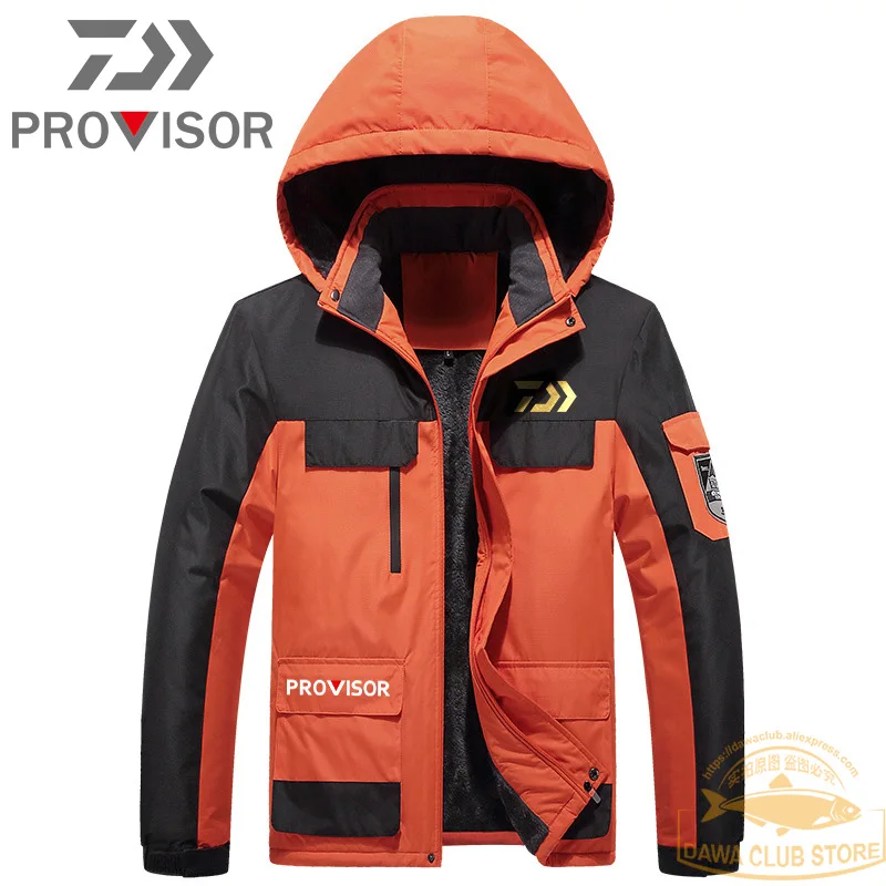 2020 NEW Fishing Jacket Daiwa Fleece Winter Waterproof Warm Clothing Windbreak Overcoat Outdoor Mountaineering | Спорт и развлечения