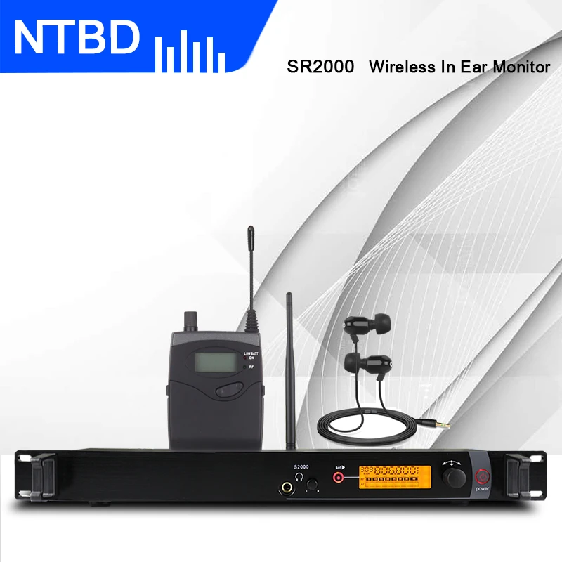 NTBD сценическая производительность звук вещания SR2000 профессиональный беспроводной в ухо-монитор системы один передатчик звук