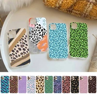 leopard print phone case for iphone 13 11 12 pro xs max 8 7 6 6s plus x 5s se 2020 xr cover