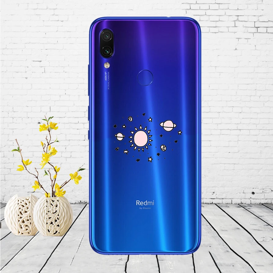 C48 Чехол для Xiaomi Redmi Note 7, силиконовый чехол для Xiaomi Redmi Note 7, задняя крышка, чехол для Redmi Note 7, чехол для телефона - Цвет: C48