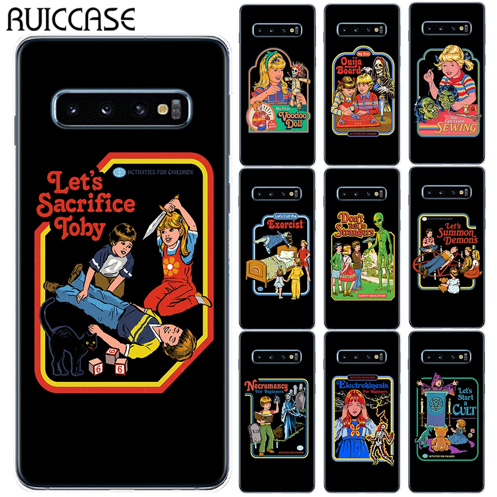 Смешной Хэллоуин сатана винтажный Let's Summon Demon мягкий чехол для Samsung Galaxy S10 Plus 5G S10E