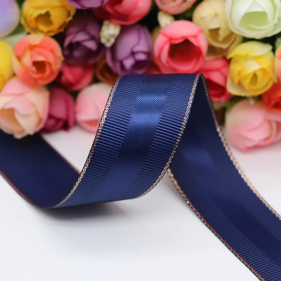5 ярдов/партия 10 мм/25 мм/38 мм блестящая корсажная лента для кромки и атласных лент