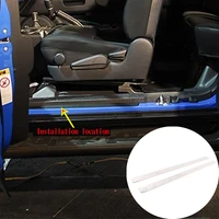 for 2007 2021 toyota fj cruiser alloy car door sill protection plate cover sticker interior decoration accessories