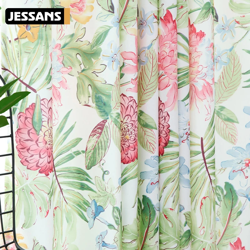 Пользовательские шторы для спальни гостиной Ароматические Цветы свежие