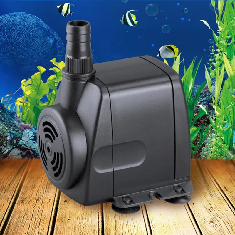 220V 8 Вт 600L/H водяной погружной насос скорость потока фонтан аквариумный воздуха