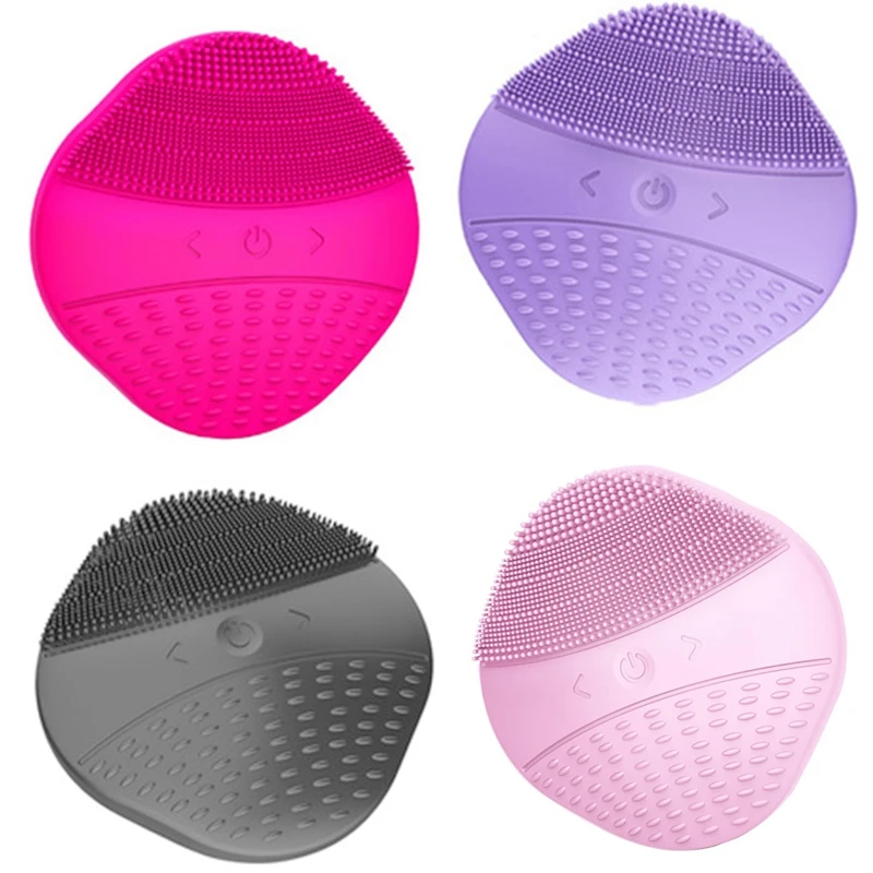 Электрическая щетка для лица ультразвуковая вибрация глубокое очищение массаж