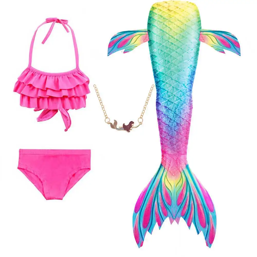 Новинка 2020 детский маскарадный Купальник для девочек одежда вечерние купальный