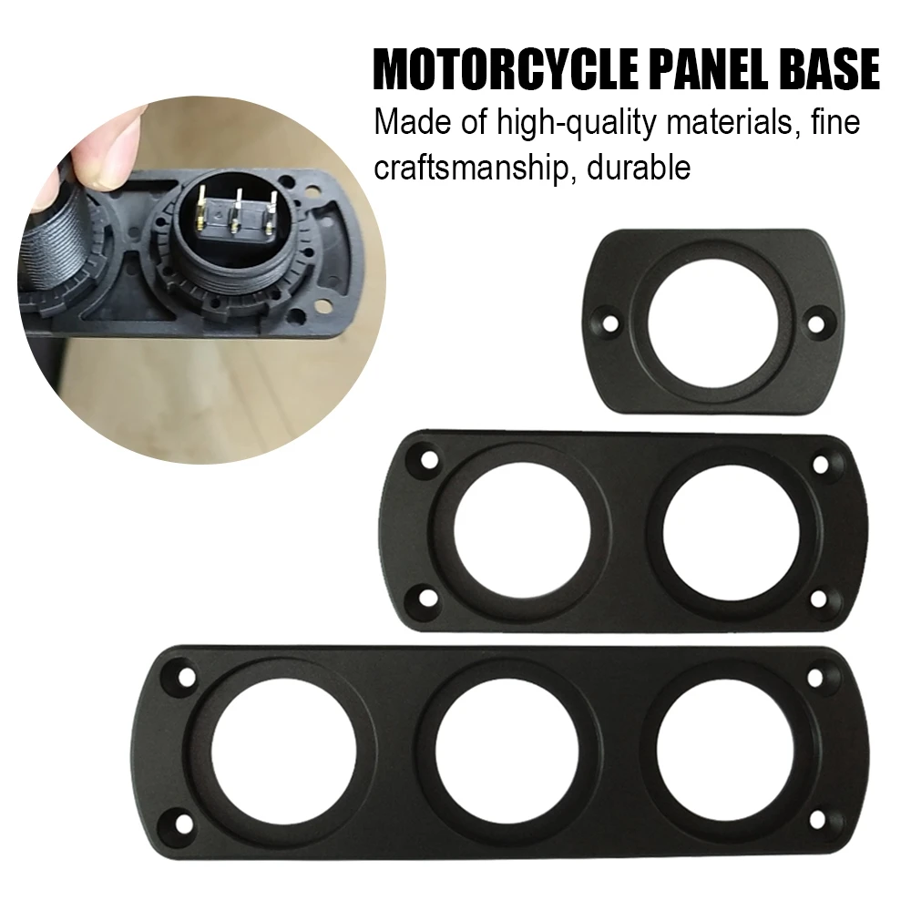 1pcs USB Charger Panel 1/2/3 Hole Car Power Socket Mounting Bracket Plate Frame For Ship Camping Motor Modification | Автомобили и