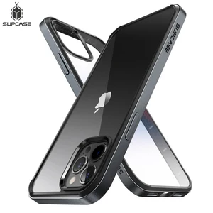 supcase for iphone 12 pro max case 6 7 inch 2020 ub edge slim frame case cover with tpu inner bumper transparent back free global shipping