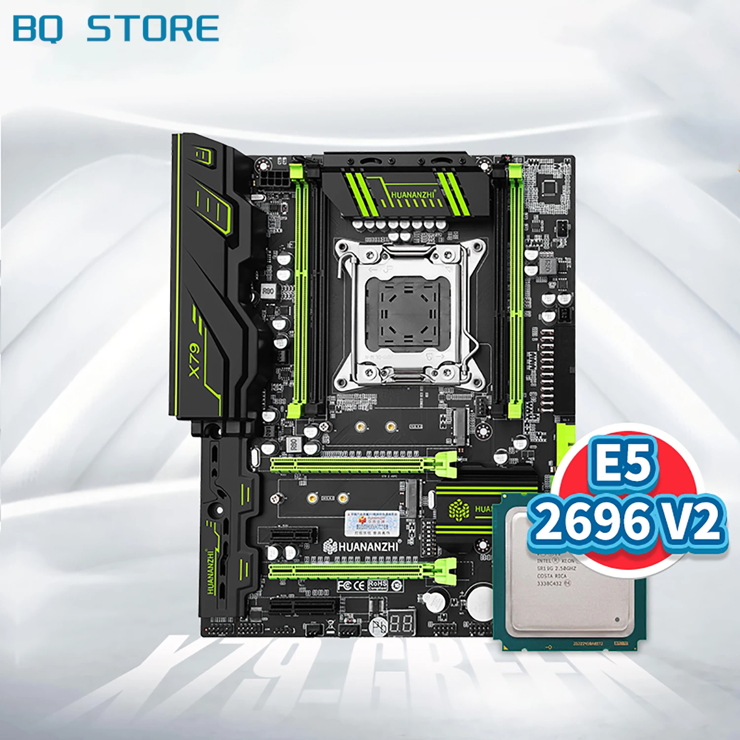 Материнская плата HUANANZHI X79 GREEN 2 49 с Intel XEON E5 2696 v2 можно использовать память DDR3