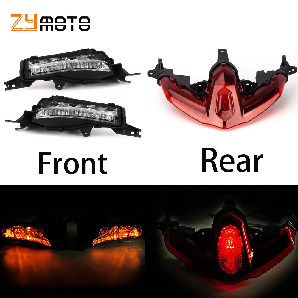 

Front Turn Signal Light Rear Tail Brake Lamp Taillight For YAMAHA Tmax 560 tech max 2020 2021 Tmax560 techmax