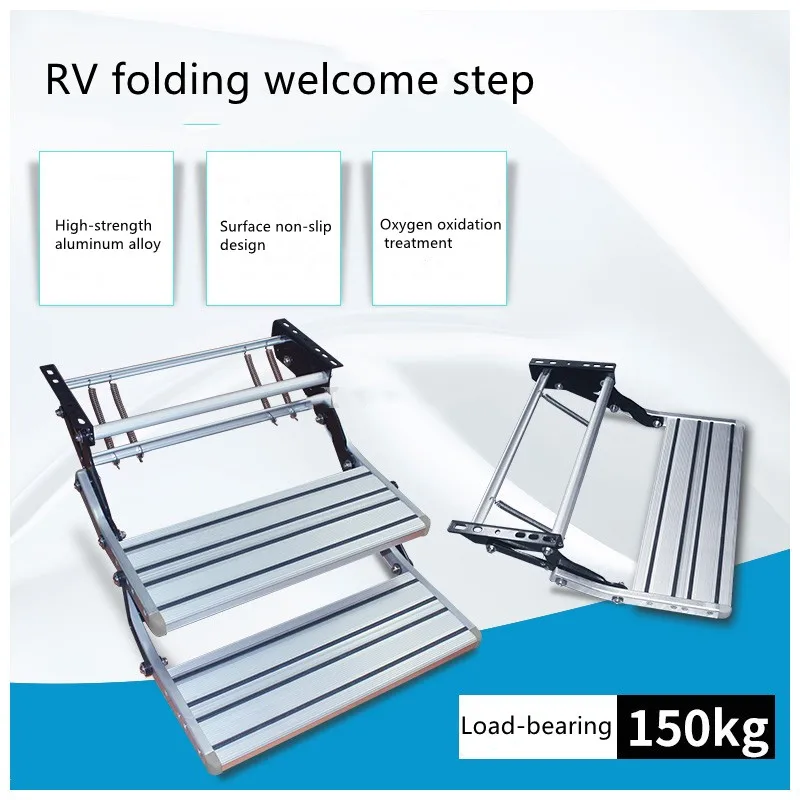 Нескользящая складная лестница из алюминиевого сплава