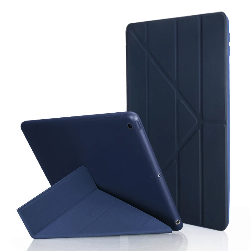 Новый мягкий чехол из ТПУ для iPad 9 7 дюйма 2017 и 2018 5 го 6 поколения умный с функцией