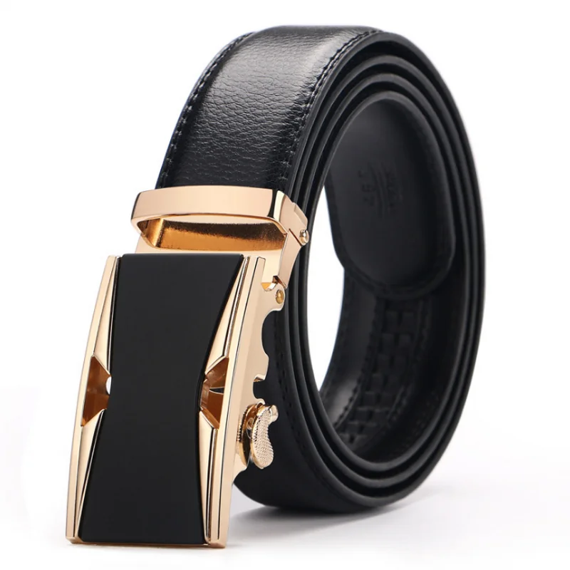 

Известная Роскошная брендовая мужской ремень Одежда высшего качества натуральная часы с кожаным ремешком, мужские наручные металла Автома...