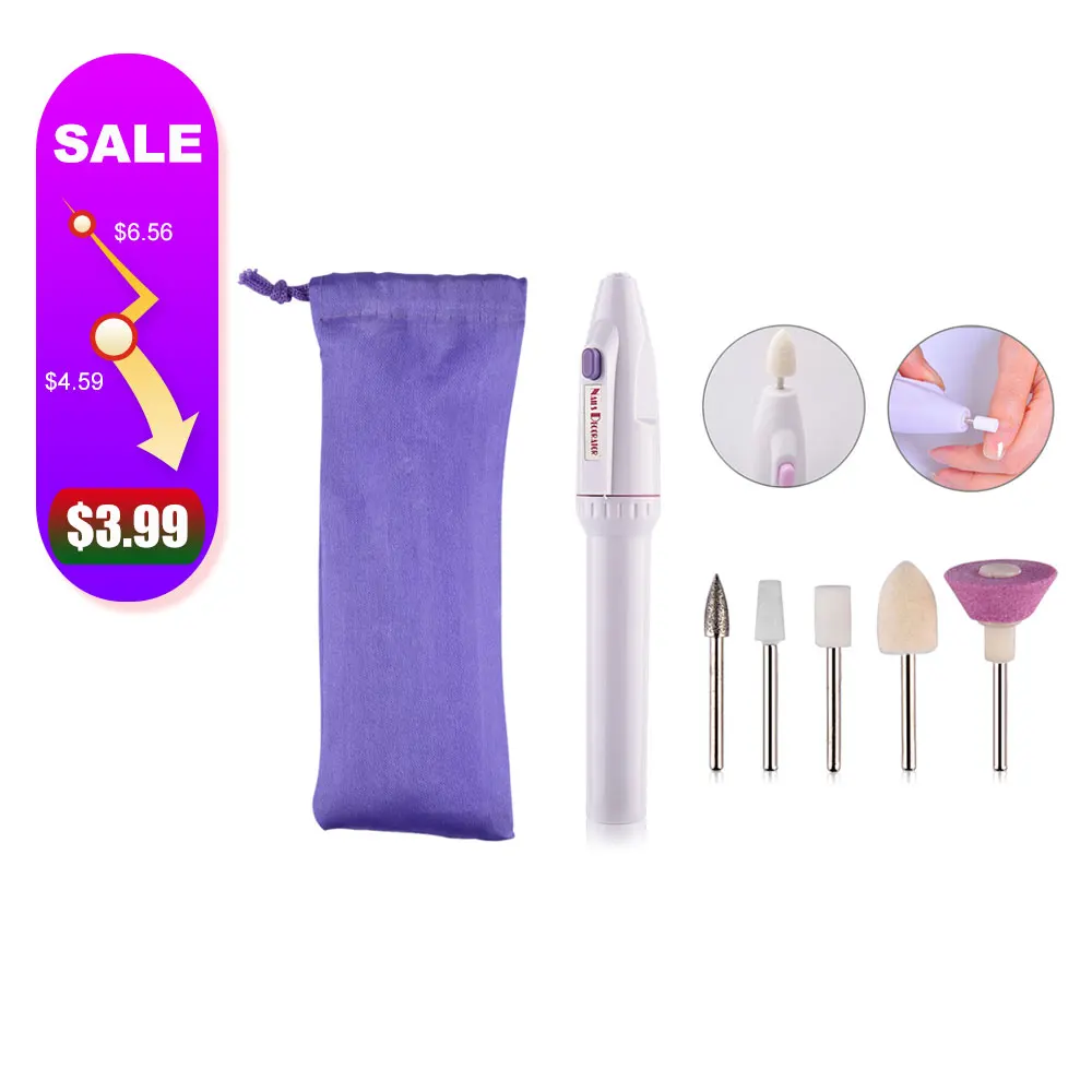 Просвет мини электрический Фрезер для ногтей сверлильный аппарат маникюра гель