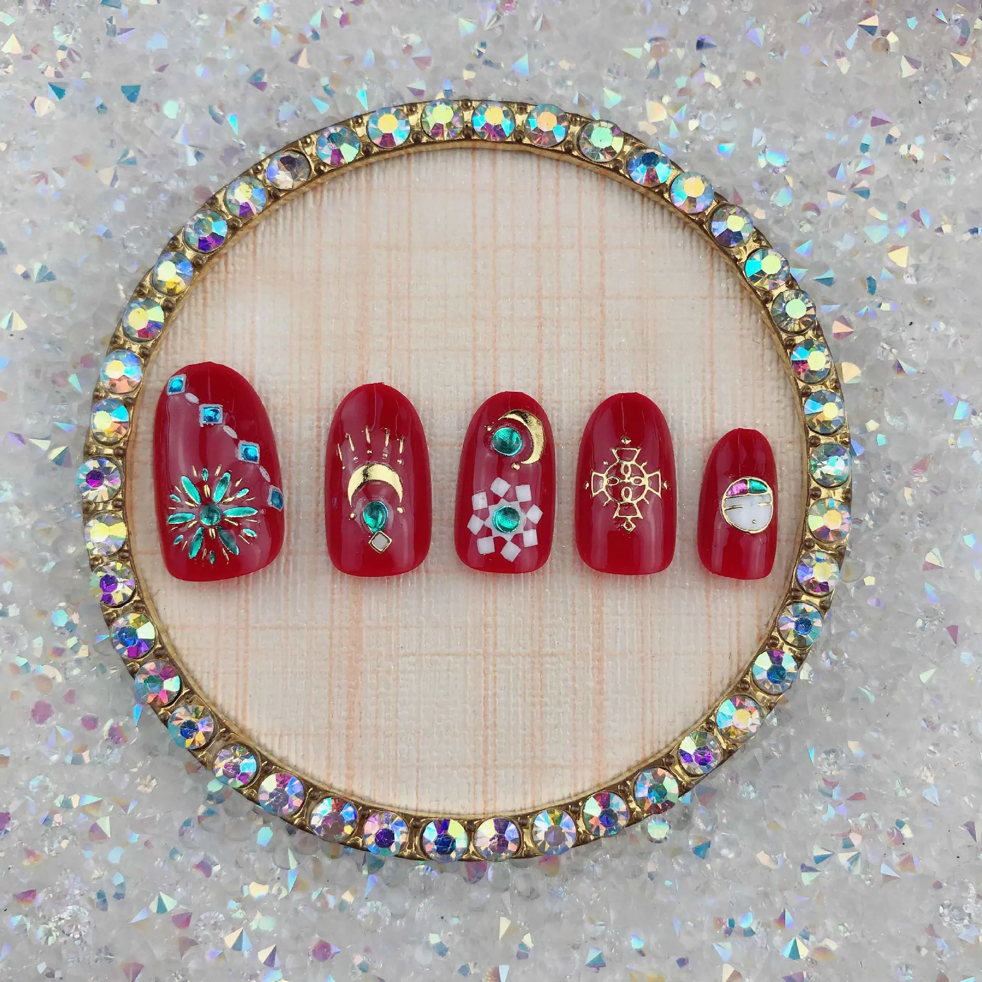 56 стили 3D арт наклейки для ногтей высокого качества разноцветные Цвет Цветы