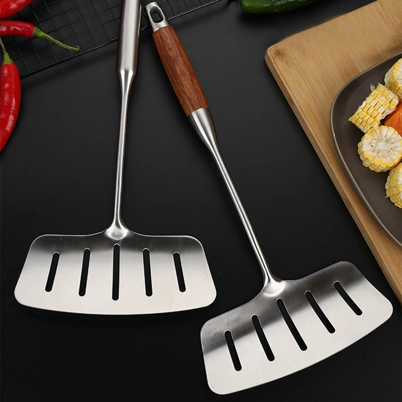 

Лопаточка для рыбы, шпатель с длинной ручкой, шпатель для блинов, для поворота, переворачивания, для жарки и гриля