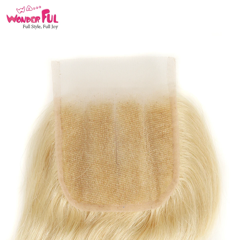 Замечательные прямые волосы с 613 натуральной кутикулой медового цвета пряди