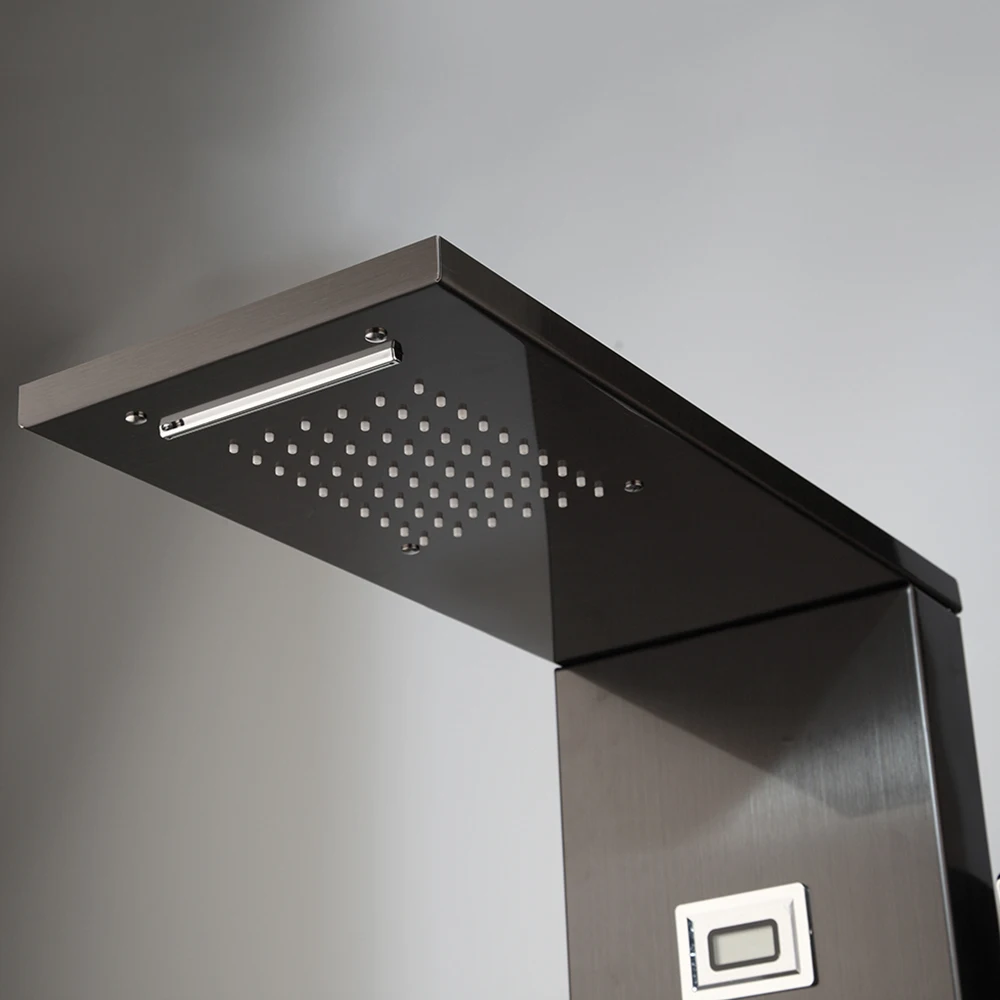 Anksmart душевая колонна из матового никеля ванная комната смесители для душа ванны