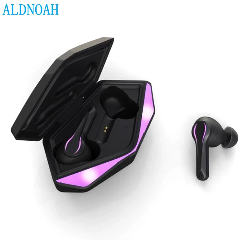 

ALDNOAH TWS Gaming Earbuds Wireless Bluetooth Headphones with Mic Bass Stereo Sound Earphones Gamer Positioning PUBG Headsets