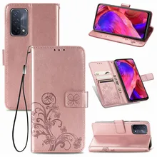 For OPPO A54 5G Case For OPPO A54 Cover Shell Coque PU Leather Wallet Purse Shockproof Protective Phone Bumper For OPPO A54 5G