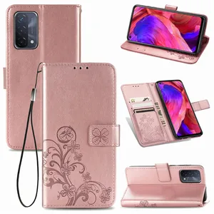 for oppo a54 5g case for oppo a54 cover shell coque pu leather wallet purse shockproof protective phone bumper for oppo a54 5g free global shipping