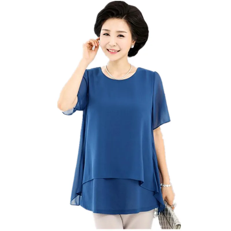 Летние топы женские Одежда большого размера больших размеров ropa mujer talla grande 4xl 5xl 6xl