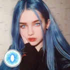 Косплэй кольцо для контактных линз вечерние контактных линз крышки глубокий Цвет глаза белый блок Цвет ed линзы для глаз