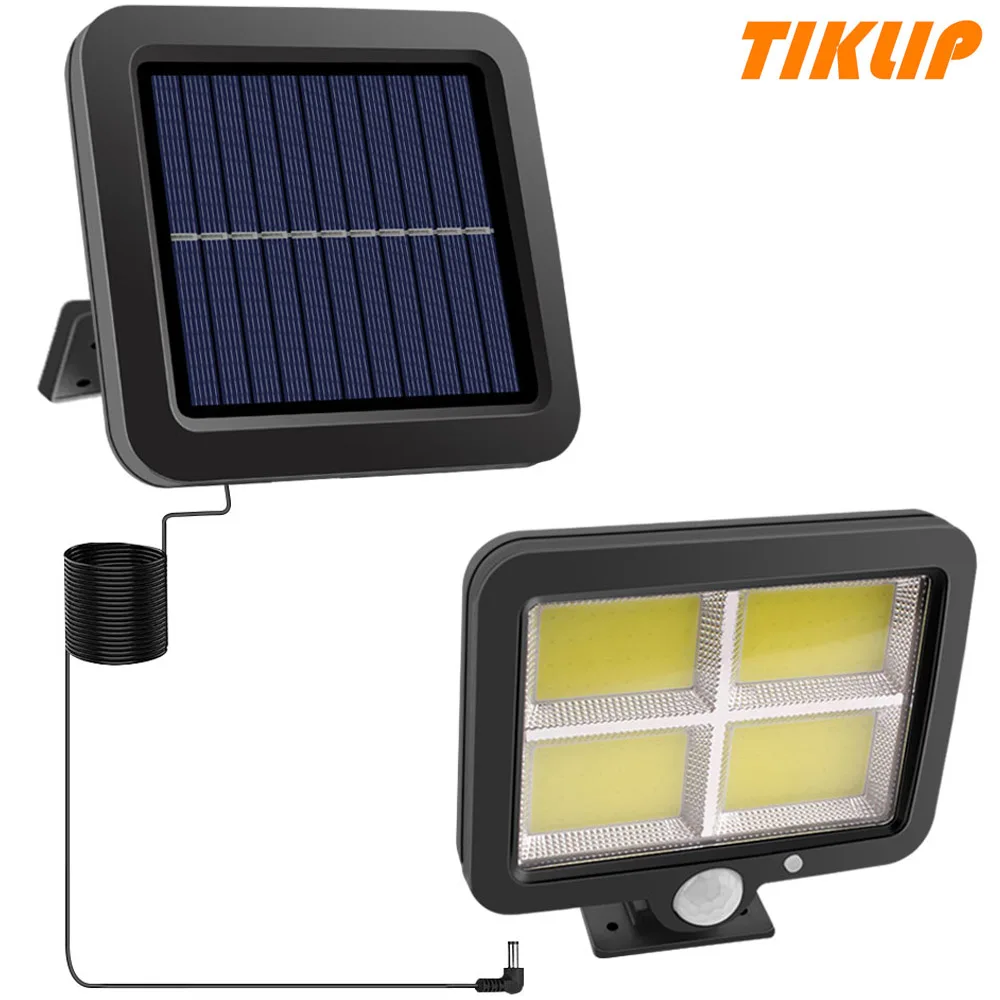 

COB 128 LED Split Solar Light Outdoor Motion Sensor Wall Light Waterproof Garden Lamps Fence Porch Floodlight For Country House