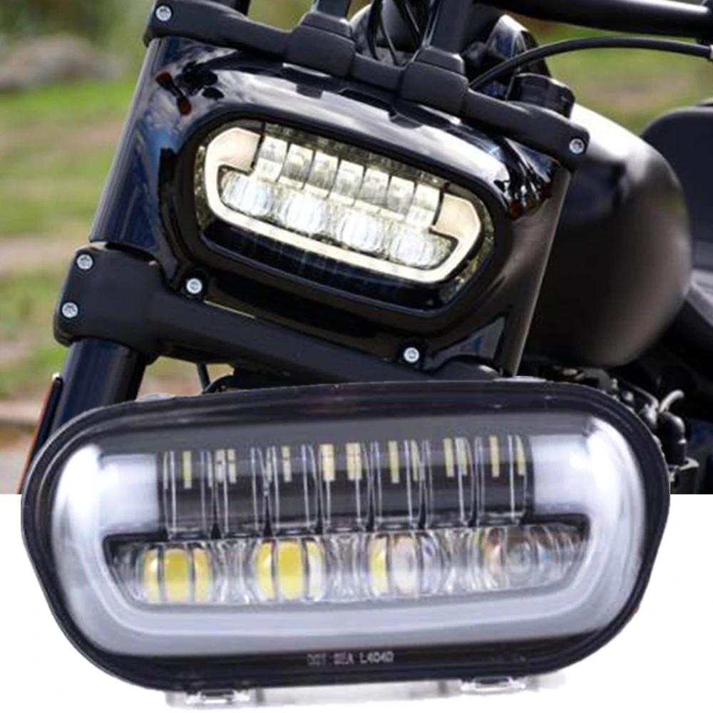 Дневные ходовые огни новые светодиодные фары для Fat Bob 2018 2019 дальний свет