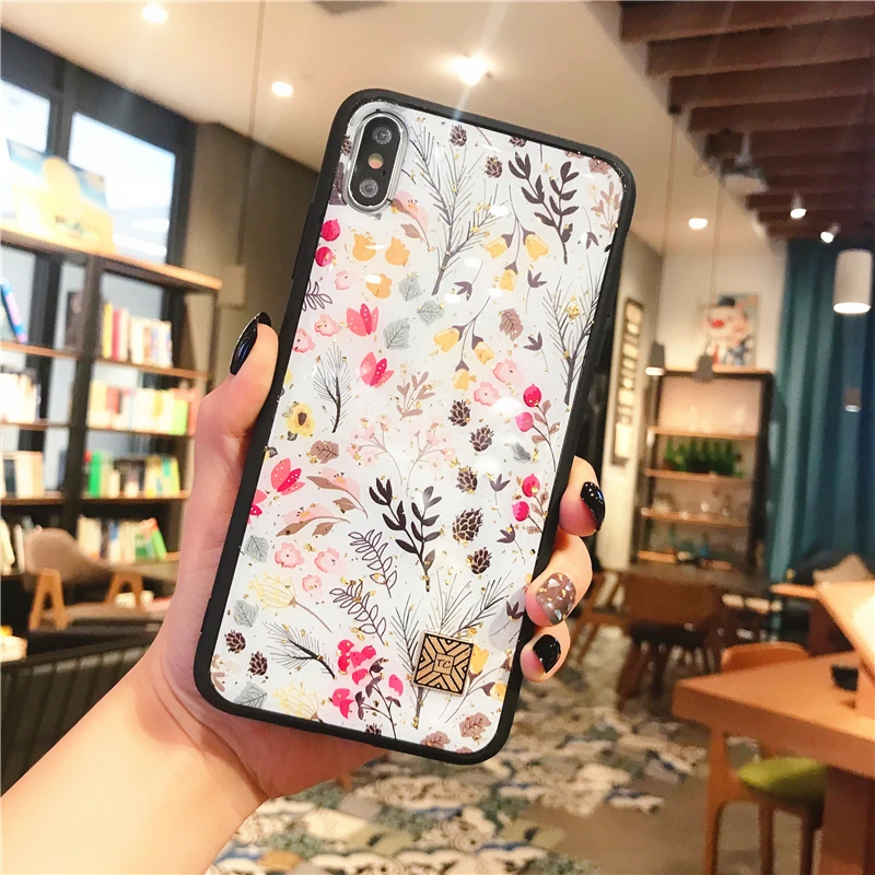 Мраморный чехол для телефона с золотой фольгой для iPhone 11 Pro XS Max XR X 7 8 6 6s Plus, мягкий силиконовый чехол с блестками для iPhone X