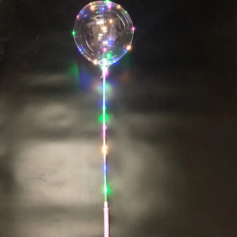 1 шт. DIY День рождения воздушный шар LED украшения для вечеринок светящиеся