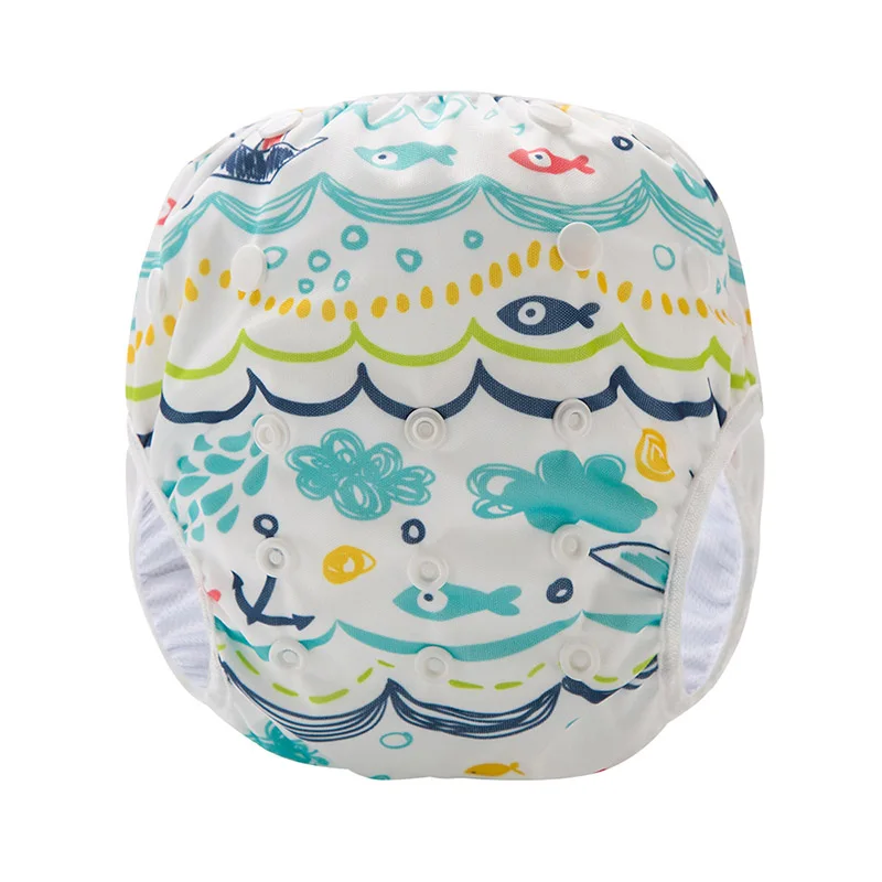 Многоразовые детские подгузники для плавания водонепроницаемые герметичные