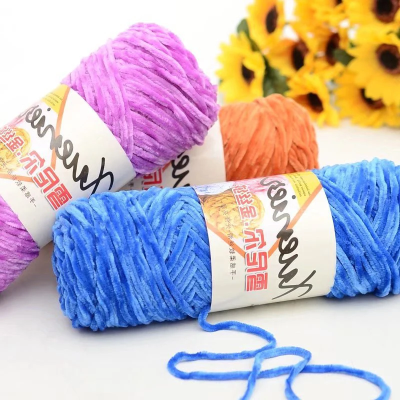 Мягкая Коралловая бархатная пряжа толстая окрашенная для детского свитера