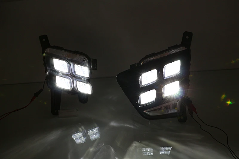 Автомобильные аксессуары Водонепроницаемый ABS 12 В Светодиодный дневной ходовой