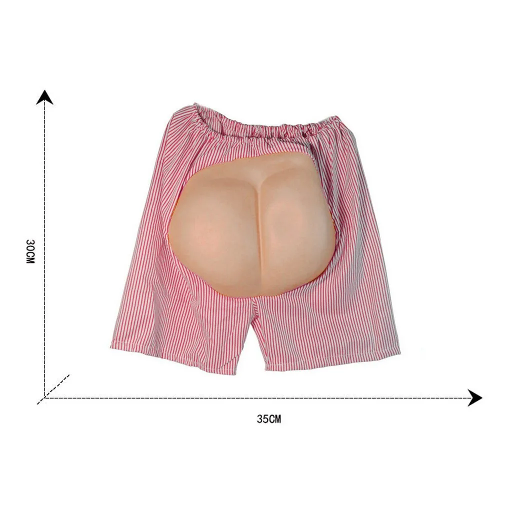 

Lanue Unisex Funny Halloween Masquerade Spoof Fake Ass Exposed Ass Shorts Wonderful Juguetes Kids Toys Novelty Gift Play