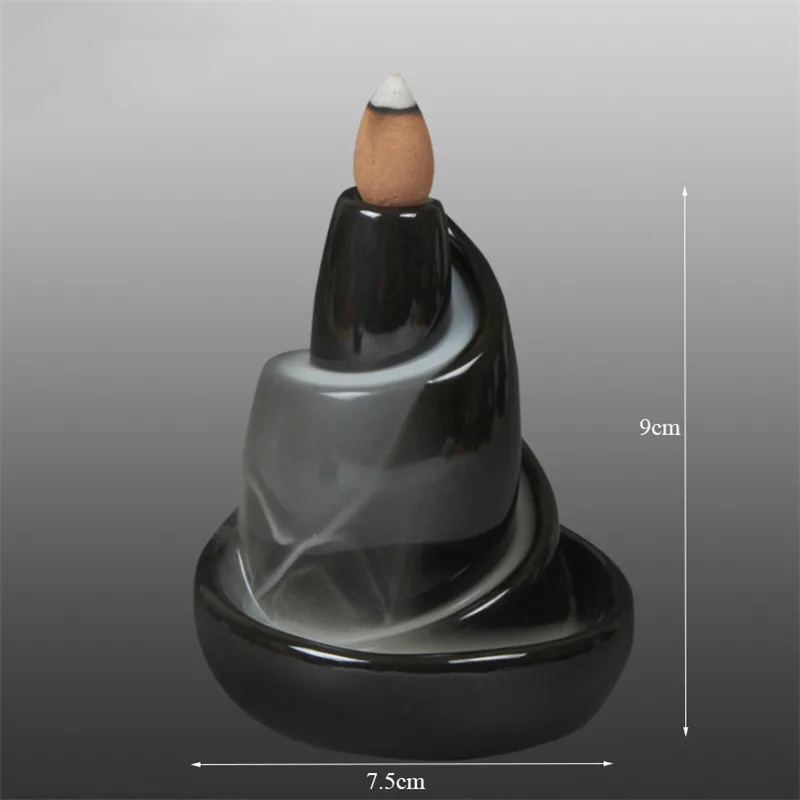 Керамический камень подвесная курильница горелка для благовоний гора река