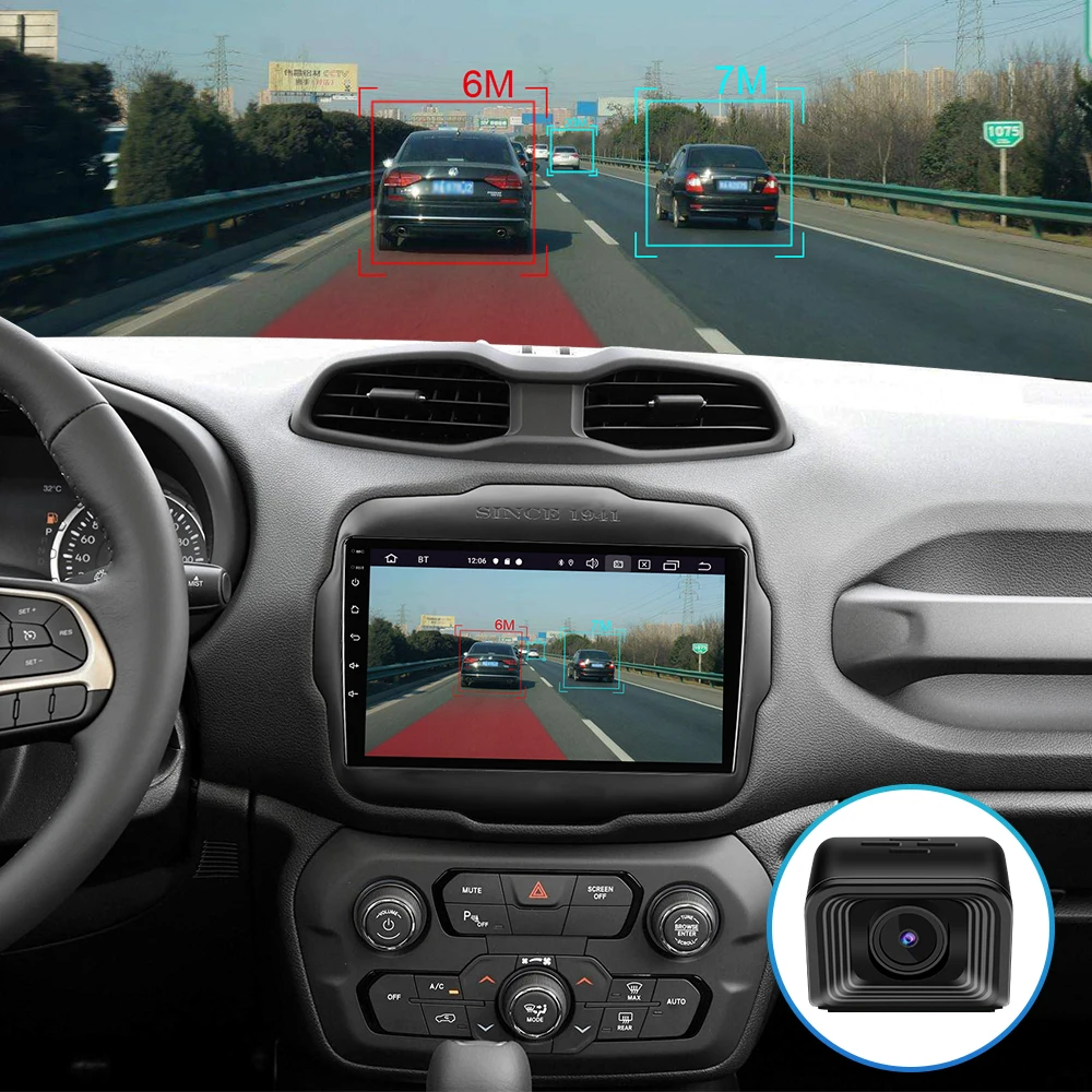 Автомагнитола ISUDAR для Jeep Renegade мультимедийный плеер с GPS стереосистема FM радио