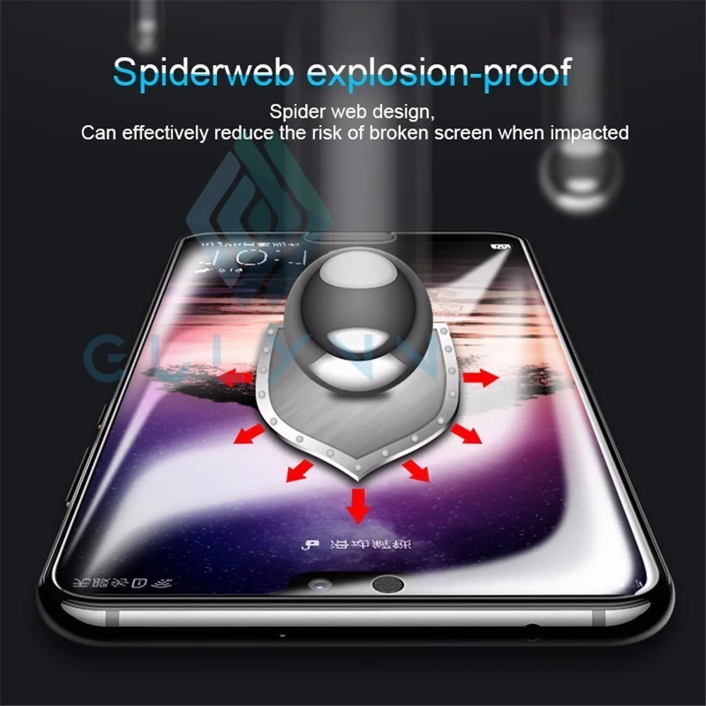 8D полностью изогнутая Гидрогелевая Защитная пленка для huawei Honor 10 8X7X9 Защитная пленка для mate 20 P20 P 30 Lite Pro