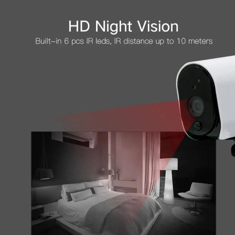 

L3 HD 1080P Wireless WiFi Night Vision Camera IP65 Low Power Comsuption 3MP Home Security IR Camera PIR Mobile Monitoring