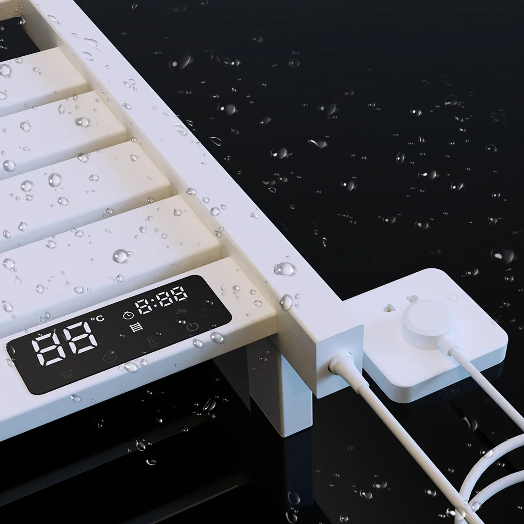 

Xiaomi Mr Bond Smart Electric Towel Rack LCD Smart Touch Rapid Fever Energy Saving Oversized Drying Temperature Control IPX4