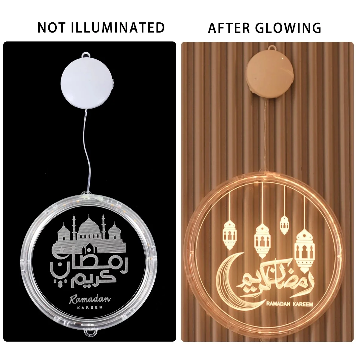 

Star Moon Light Wooden Ornament Eid Mubarak Decoration For Home Ramadan Kareem Decor Al Adha Aid Islamic Muslim Eid Supplies