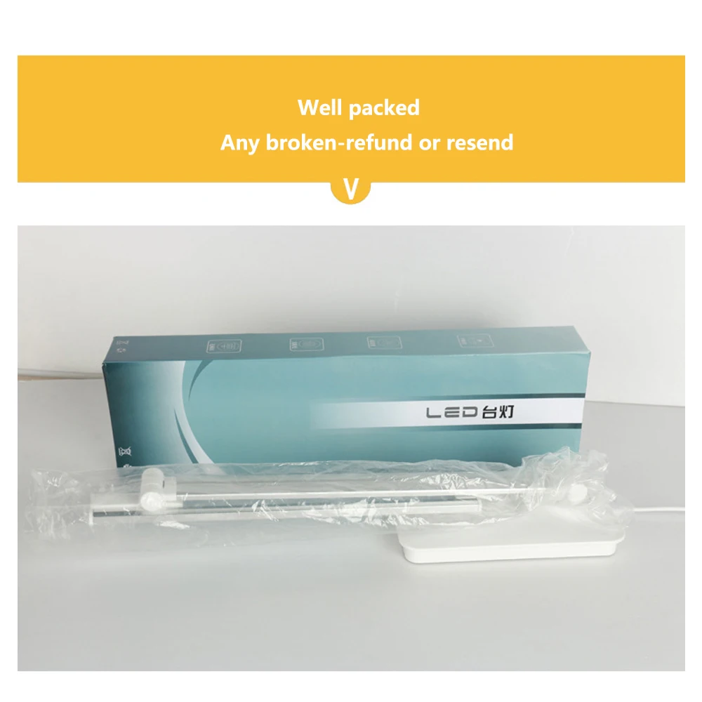 

USB rechargeable LED Desk lamp with Adjustable Touch and Dimmerble Light