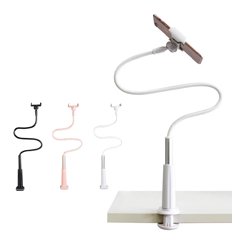 phone holder bed gooseneck mount flexible arm bracket accessories for smartphone bedroom desktop mobile support soporte movil free global shipping