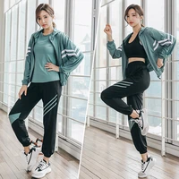 new women sport suit fitness yoga set autumn gym clothing breathable running jogging multiple combinations sportswear for female