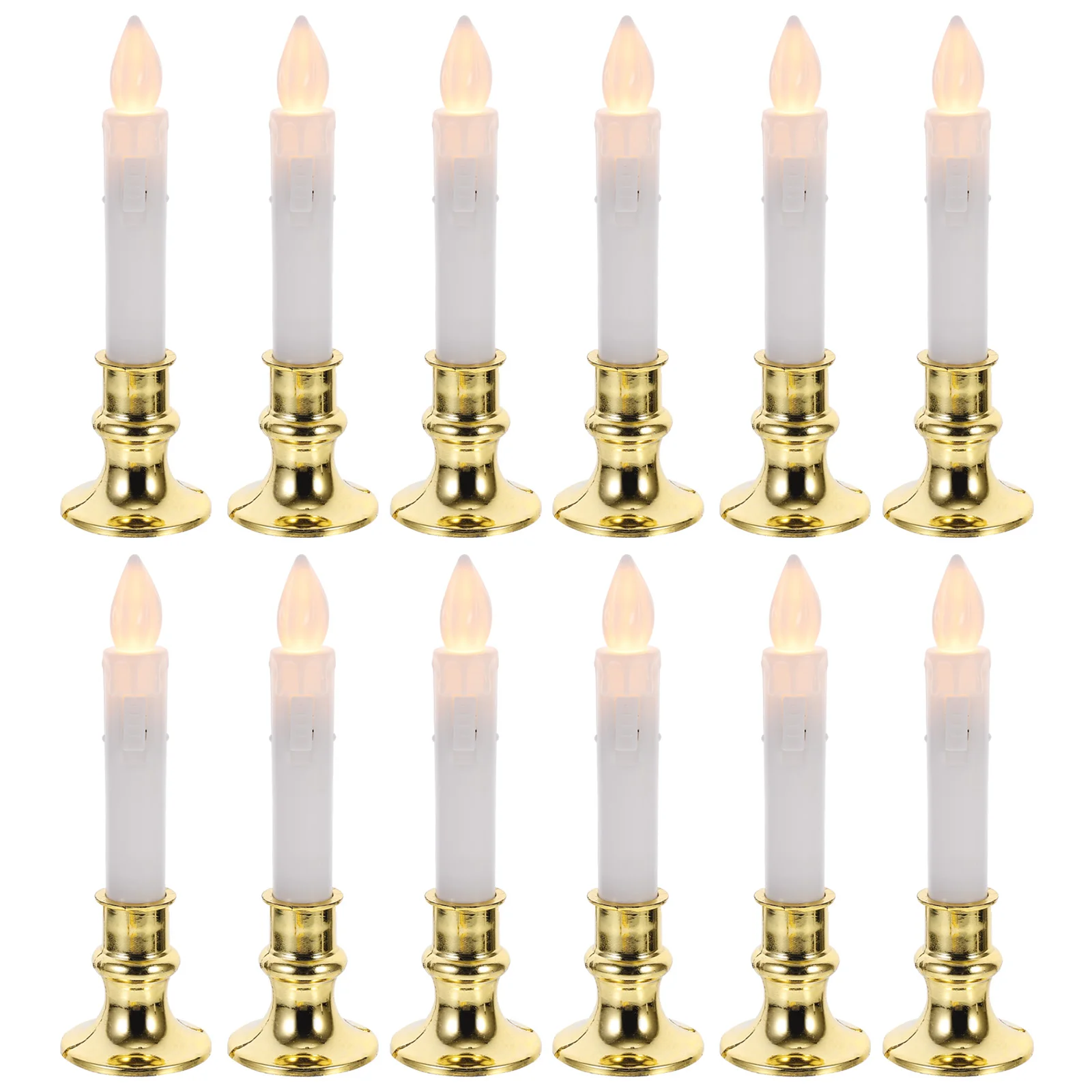 12pcs Artificial Candle LED Lamp Electric Light Home Decoration | Дом и сад