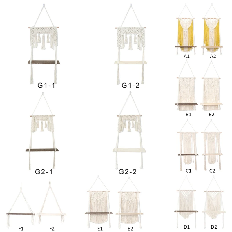 Декоративная хлопковая веревка в стиле бохо Тканый гобелен прочная плавающая
